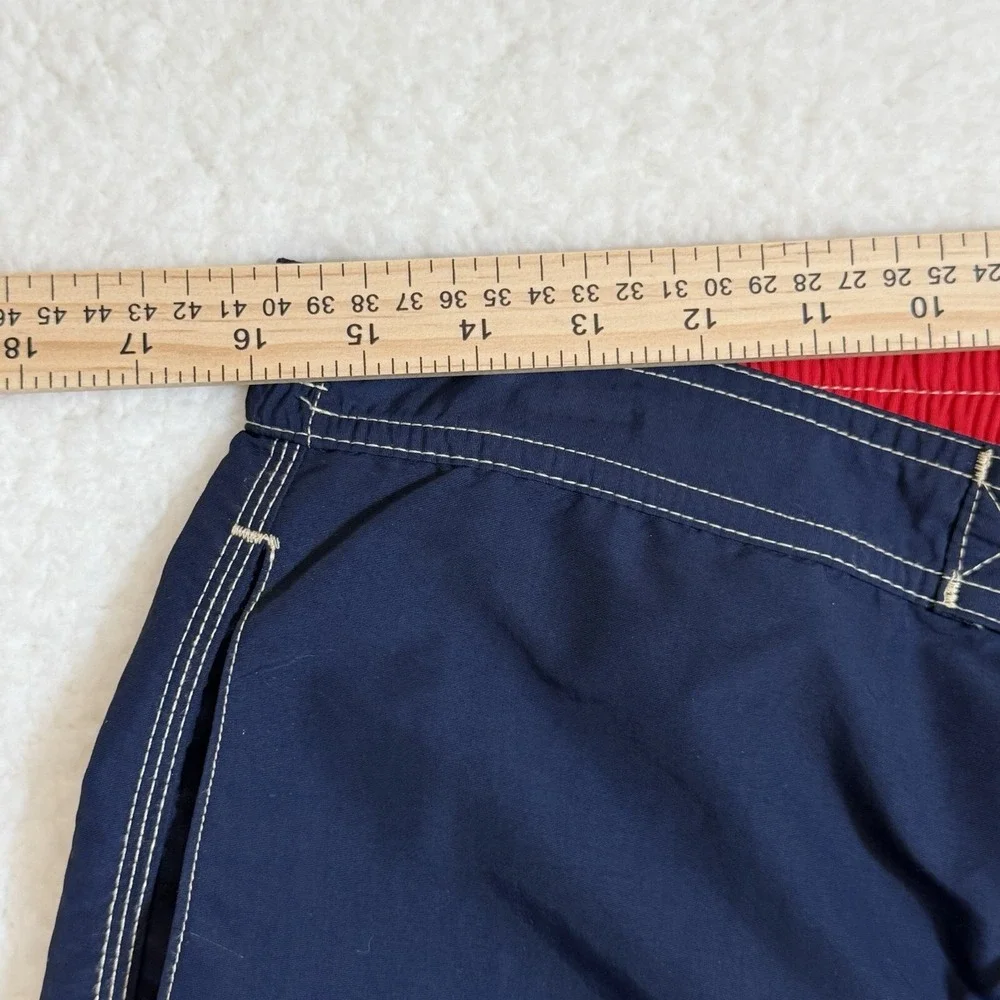 Polo Ralph Lauren Swim Shorts Mens M Lined Board Shorts Nylon Blue Solid